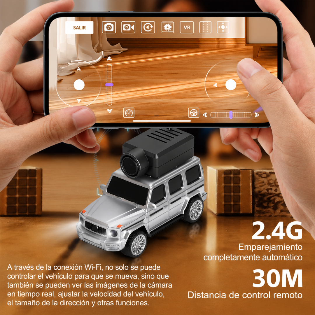 Mini Coche Explorador Con Cámara Integrada